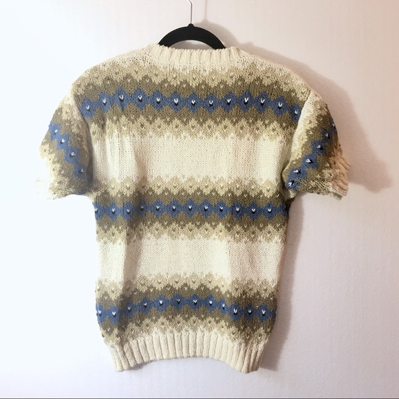 Vintage Lord Isaacs Short Sleeve Sweater - Picture 4 of 8
